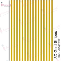 Εικόνα του Dress My Craft Transfer Me Φύλλο Μεταφοράς Εικόνας Α4 - 3D Gold Stripes