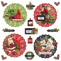 Picture of Simple Stories Chipboard Clusters - Simple Vintage Christmas Lodge