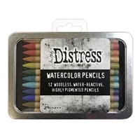 Picture of Tim Holtz Distress Watercolor Pencils - Set 3, 12 pcs