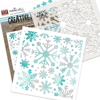 Picture of Polkadoodles Creative Stencil 6"x6" - Beautiful Snowflake