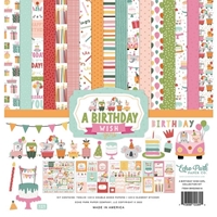 Picture of Echo Park Double-Sided Collection Kit 12"X12" - A Birthday Wish, Girl
