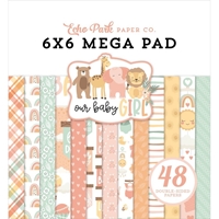 Picture of Echo Park Mega Double-Sided Paper Pad 6"X6" - Our Baby Girl