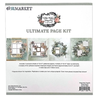 Picture of 49 And Market Ultimate Page Kit - Κιτ Δημιουργίας Scrapbooking Σελίδας - Vintage Artistry, Tranquility, 18pcs