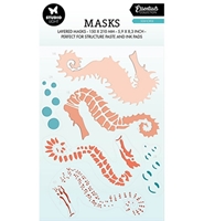 Εικόνα του Studio Light  Essentials Masks Στένσιλ 6" x 8" - Seahorse
