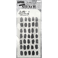 Picture of Stampers Anonymous Tim Holtz Layering Stencil -  Brush Mark