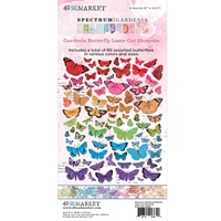 Picture of 49 & Market Laser Cut Outs - Spectrum Gardenia, Butterfly, 89pcs