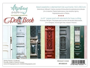 Picture of Mintay Papers Paper Book for Fussy Cutting Μπλοκ Με Σχέδια Κοπής 6"x8" - Door Book