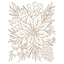 Εικόνα του Spellbinders Hot Foil Plate - Full Bloom Poinsettia