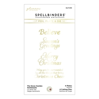 Εικόνα του Spellbinders Glimmer Hot Foil Plate & Dies - Σετ με Μήτρες Κοπής και Χρυσοτυπίας - Snow Garden, 8τεμ.