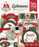 Picture of Echo Park Cardstock Ephemera - Christmas Time, 34pcs