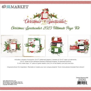 Picture of 49 & Market Christmas Spectacular Ultimate Scrapbooking Page Kit Για Δημιουργία Layouts, 51τεμ.