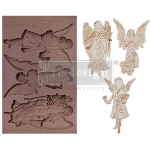 Picture of Prima Re-Design Silicone Decor Mould Καλούπι Σιλικόνης 5" x 8" - Elegant Archangel