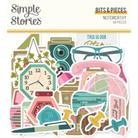 Picture of Simple Stories Bits & Pieces - Noteworthy, 68pcs