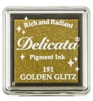 Picture of Tsukineko Delicata Pigment Ink Pad - Golden Glitz