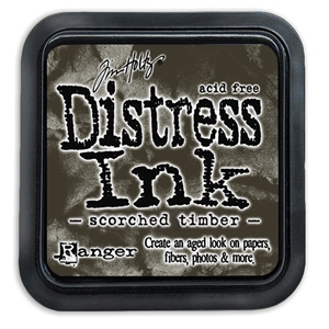 Picture of Tim Holtz Distress Inkpad 3'' x 3'' Μελάνι Νερού - Scorched Timber