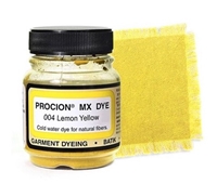 Εικόνα του Jacquard Procion MX Fiber Reactive Cold Water Dye Βαφή για Ύφασμα - Lemon Yellow