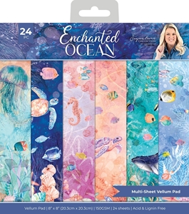 Picture of Crafter's Companion Vellum Pad 8'' x 8'' - Enchanted Ocean