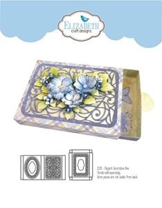 Picture of Elizabeth Craft Designs Μεταλλικές Μήτρες Κοπής - Evening Rose, Elegant Decorative Box, 10τεμ.