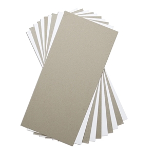 Picture of Sizzix Surfacez Mixed Media Board 6'' x 13'' - White & Gray, 10pcs