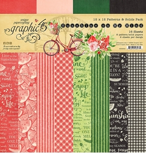 Picture of Graphic 45 Patterns & Solids Pack Συλλογή Scrapbooking Διπλής Όψης 12" x 12" - Sunshine On My Mind