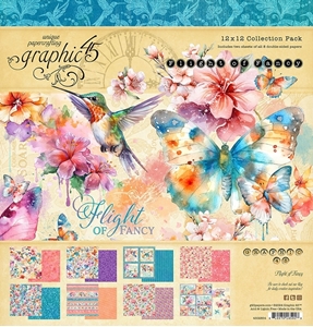 Picture of Graphic 45 Συλλογή Scrapbooking Διπλής Όψης 12" x 12" - Flight Of Fancy