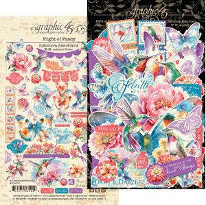 Picture of Graphic 45 Ephemera - Flight Of Fancy, 59pcs