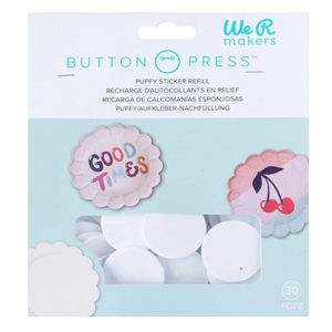 Picture of We R Memory Keepers Button Press Puffy Sticker Refill - Κιτ για Κατασκευή Puffy Αυτοκόλλητων, 30τεμ.