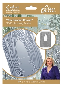 Picture of Crafter's Companion 3D Embossing Folder - The Snow Queen, Enchanted Forest