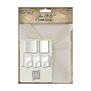 Picture of Tim Holtz Idea-Ology Pocket Folio Διαδραστικό Μίνι Άλμπουμ με Τσέπες