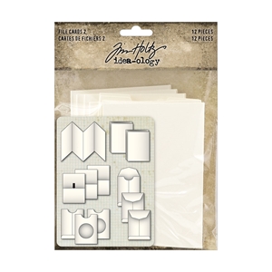 Picture of Tim Holtz Idea-Ology File Cards 2 - Κάρτες Αρχειοθέτησης, 12τεμ.