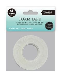 Picture of Studio Light Double-Sided Foam Tape Διαστατική Ταινία Διπλής Όψης 1.5mm x 6mm x 2m