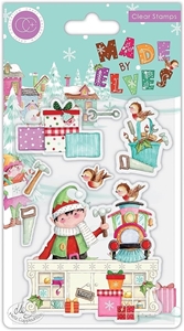 Picture of Craft Consortium Clear Stamps Σετ Διάφανες Σφραγίδες Made By Elves  – Workshop, 7τεμ