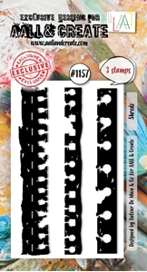 Picture of Aall & Create Clear Stamps A8 - Shredz, 3pcs