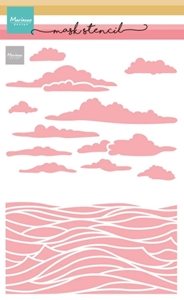 Picture of Marianne Designs Mask Stencil A5 - Sea Scenery