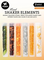 Εικόνα του Studio Light Mixed Shaker Elements Διακοσμητικές Πούλιες, Διαμαντάκια και Πέρλες - Autumn Vibe, 6τεμ.