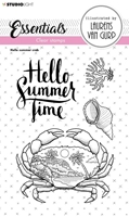 Εικόνα του Studio Light Essentials Διάφανες Σφραγίδες - Hello Summer Crab, 4τεμ.