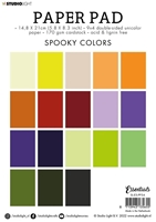Εικόνα του Studio Light Essentials Μονόχρωμα Χαρτιά Διπλής 'Οψης A5 - Nr. 54 Spooky Colors