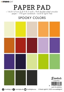 Picture of Studio Light Essentials Μονόχρωμα Χαρτιά Διπλής 'Οψης A5 - Nr. 54 Spooky Colors