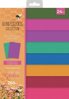 Εικόνα του Crafter's Companion Luxury Linen Card Χαρτόνι Μονόχρωμο A4 - Honeysuckle