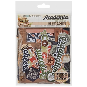 Picture of 49 & Market Die Cuts Εφήμερα - Academia, Elements, 72τεμ.