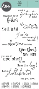 Picture of Sizzix Clear Stamps - Seas the Day, 11pcs