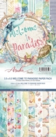 Εικόνα του Asuka Studio Kawaii Μπλοκ Scrapbooking Διπλής Όψης Slimline - Welcome to Paradise