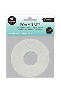 Picture of Studio Light Double-Sided Foam Tape Διαστατική Ταινία Διπλής Όψης - 6mm x 6mm x 2m