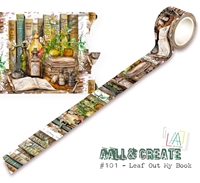Εικόνα του Aall and Create Washi Tape Διακοσμητική Ταινία 10m - #101, Leaf Out My Book