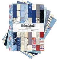 Picture of Elizabeth Craft Designs Double-Sided Paper Pack 7.7"X10" - Reminiscence, The Book 7