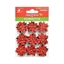 Picture of Little Birdie Paper Flowers -  Christmas, Poinsettia, Red, 9pcs