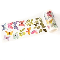 Εικόνα του Pinkfresh Studio Foiled Washi Tape Διακοσμητική Ταινία 4" x 10m - Fluttering Butterflies