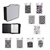 Picture of Xcut Goody Bag Storage Folder with Embossing Folders, 19pcs