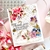 Picture of Pinkfresh Studio Stencil 4" x 9" - Artsy Floral Layering, 6pcs