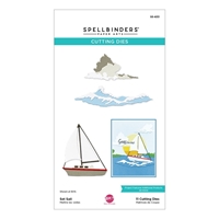 Εικόνα του Spellbinders Etched Μεταλλικές Μήτρες Κοπής - Fair Winds, Set Sail, 11τεμ.